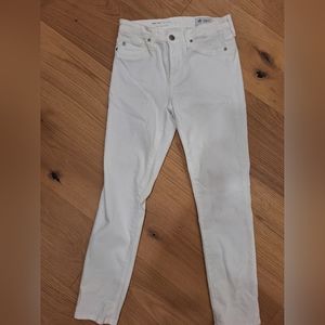 White women's Ag jeans